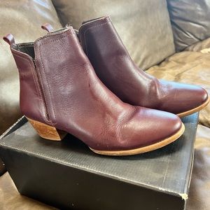 Genuine leather booties